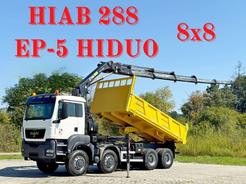 MAN TGS 32.510 * HIAB 288 EP - 5HIDUO/ FUNK * 8x8 - Kiper, Kamion s kranom: slika MAN TGS 32.510 * HIAB 288 EP - 5HIDUO/ FUNK * 8x8 - Kiper, Kamion s kranom MAN TGS 32.510 * HIAB 288 EP - 5HIDUO/ FUNK * 8x8 - Kiper, Kamion s kranom: slika MAN TGS 32.510 * HIAB 288 EP - 5HIDUO/ FUNK * 8x8 - Kiper, Kamion s kranom