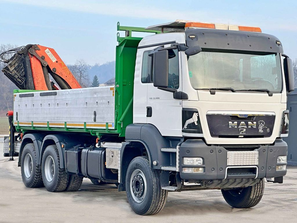 MAN TGS 33.480*KIPPER 5,70m * PK 23002 + FUNK * 6x4 - Kamion s kranom, Kiper: slika MAN TGS 33.480*KIPPER 5,70m * PK 23002 + FUNK * 6x4 - Kamion s kranom, Kiper MAN TGS 33.480*KIPPER 5,70m * PK 23002 + FUNK * 6x4 - Kamion s kranom, Kiper: slika MAN TGS 33.480*KIPPER 5,70m * PK 23002 + FUNK * 6x4 - Kamion s kranom, Kiper
