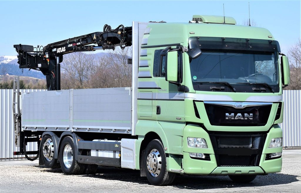 MAN TGX 26.440 Pritsche 6,60 m* ATLAS 125.2V-A12VB - Kamion s kranom: slika MAN TGX 26.440 Pritsche 6,60 m* ATLAS 125.2V-A12VB - Kamion s kranom MAN TGX 26.440 Pritsche 6,60 m* ATLAS 125.2V-A12VB - Kamion s kranom: slika MAN TGX 26.440 Pritsche 6,60 m* ATLAS 125.2V-A12VB - Kamion s kranom