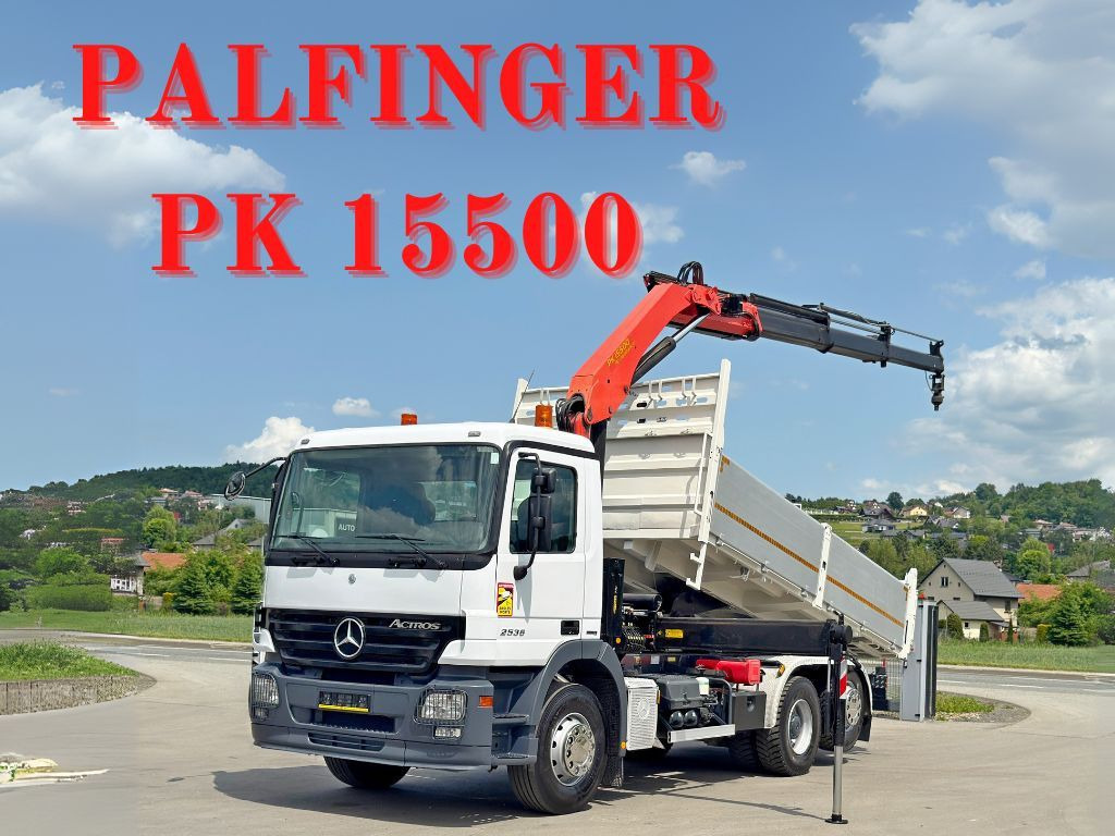 Mercedes-Benz ACTROS 2536* KIPPER 5,30m * PK 15500 + FUNK* TOP - Kiper, Kamion s kranom: slika Mercedes-Benz ACTROS 2536* KIPPER 5,30m * PK 15500 + FUNK* TOP - Kiper, Kamion s kranom Mercedes-Benz ACTROS 2536* KIPPER 5,30m * PK 15500 + FUNK* TOP - Kiper, Kamion s kranom: slika Mercedes-Benz ACTROS 2536* KIPPER 5,30m * PK 15500 + FUNK* TOP - Kiper, Kamion s kranom