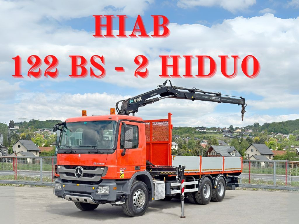 Mercedes-Benz ACTROS 2636*HIAB 122 BS-2 HIDUO + FUNK/6x4 * TOP - Kamion s kranom: slika Mercedes-Benz ACTROS 2636*HIAB 122 BS-2 HIDUO + FUNK/6x4 * TOP - Kamion s kranom Mercedes-Benz ACTROS 2636*HIAB 122 BS-2 HIDUO + FUNK/6x4 * TOP - Kamion s kranom: slika Mercedes-Benz ACTROS 2636*HIAB 122 BS-2 HIDUO + FUNK/6x4 * TOP - Kamion s kranom