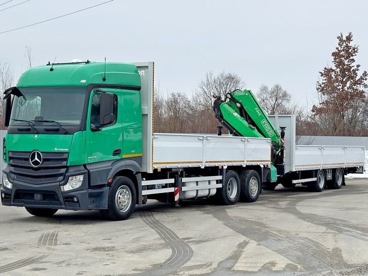 Mercedes-Benz ACTROS 2645 * FASSI F345.24 XE + FUNK + Anhänger - Kamion s kranom: slika Mercedes-Benz ACTROS 2645 * FASSI F345.24 XE + FUNK + Anhänger - Kamion s kranom Mercedes-Benz ACTROS 2645 * FASSI F345.24 XE + FUNK + Anhänger - Kamion s kranom: slika Mercedes-Benz ACTROS 2645 * FASSI F345.24 XE + FUNK + Anhänger - Kamion s kranom