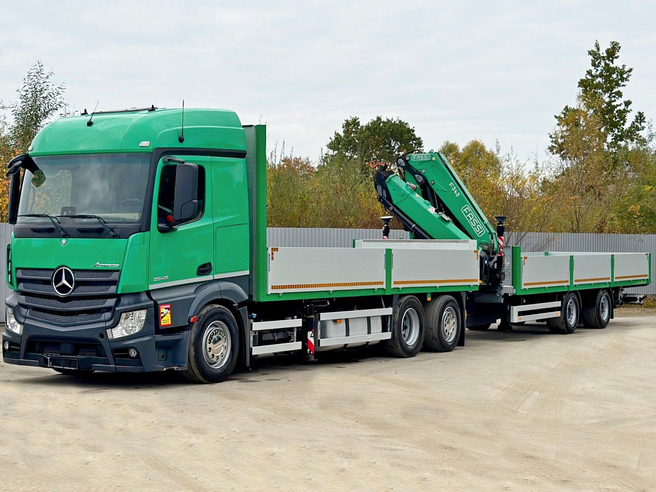Mercedes-Benz ACTROS 2645* FASSI F345 RA 2.4/FUNK+Anhänger - Kamion s kranom: slika  Mercedes-Benz ACTROS 2645* FASSI F345 RA 2.4/FUNK+Anhänger - Kamion s kranom Mercedes-Benz ACTROS 2645* FASSI F345 RA 2.4/FUNK+Anhänger - Kamion s kranom: slika  Mercedes-Benz ACTROS 2645* FASSI F345 RA 2.4/FUNK+Anhänger - Kamion s kranom