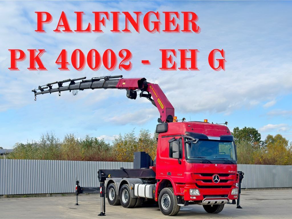 Mercedes-Benz ACTROS 2646 * PK 40002 - EH G + FUNK / 6x4 * TOP - Kamion s kranom: slika  Mercedes-Benz ACTROS 2646 * PK 40002 - EH G + FUNK / 6x4 * TOP - Kamion s kranom Mercedes-Benz ACTROS 2646 * PK 40002 - EH G + FUNK / 6x4 * TOP - Kamion s kranom: slika  Mercedes-Benz ACTROS 2646 * PK 40002 - EH G + FUNK / 6x4 * TOP - Kamion s kranom