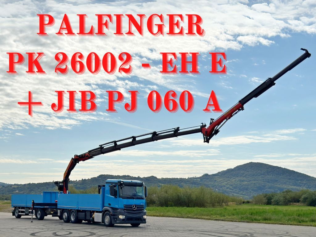 Mercedes-Benz ANTOS 2545*PK 26002-EHE+JIB PJ060A+Anhänger/FUNK - Kamion s kranom: slika Mercedes-Benz ANTOS 2545*PK 26002-EHE+JIB PJ060A+Anhänger/FUNK - Kamion s kranom Mercedes-Benz ANTOS 2545*PK 26002-EHE+JIB PJ060A+Anhänger/FUNK - Kamion s kranom: slika Mercedes-Benz ANTOS 2545*PK 26002-EHE+JIB PJ060A+Anhänger/FUNK - Kamion s kranom