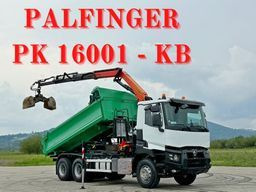 Renault C 430 *KIPPER 5,10 m + PK 16001 - K B* 6x4 - Kiper, Kamion s kranom: slika Renault C 430 *KIPPER 5,10 m + PK 16001 - K B* 6x4 - Kiper, Kamion s kranom Renault C 430 *KIPPER 5,10 m + PK 16001 - K B* 6x4 - Kiper, Kamion s kranom: slika Renault C 430 *KIPPER 5,10 m + PK 16001 - K B* 6x4 - Kiper, Kamion s kranom