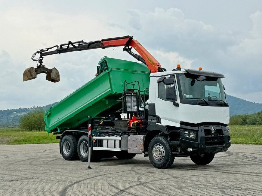 Renault C 430 *KIPPER 5,10 m + PK 16001 - K B* 6x4 - Kamion s kranom: slika Renault C 430 *KIPPER 5,10 m + PK 16001 - K B* 6x4 - Kamion s kranom Renault C 430 *KIPPER 5,10 m + PK 16001 - K B* 6x4 - Kamion s kranom: slika Renault C 430 *KIPPER 5,10 m + PK 16001 - K B* 6x4 - Kamion s kranom