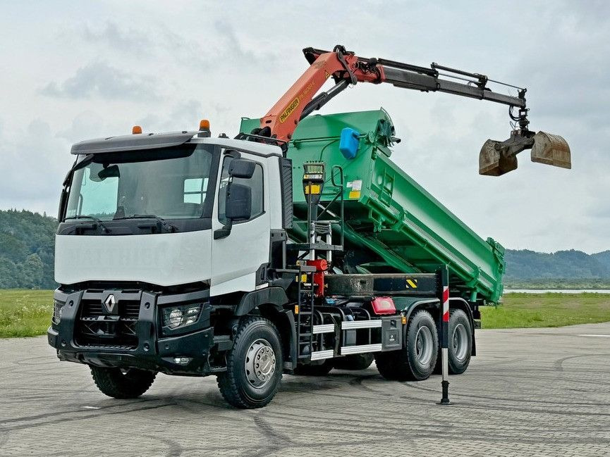 Renault C 430 *KIPPER 5,10 m + PK 16001 - K B* 6x4 - Kiper, Kamion s kranom: slika Renault C 430 *KIPPER 5,10 m + PK 16001 - K B* 6x4 - Kiper, Kamion s kranom Renault C 430 *KIPPER 5,10 m + PK 16001 - K B* 6x4 - Kiper, Kamion s kranom: slika Renault C 430 *KIPPER 5,10 m + PK 16001 - K B* 6x4 - Kiper, Kamion s kranom