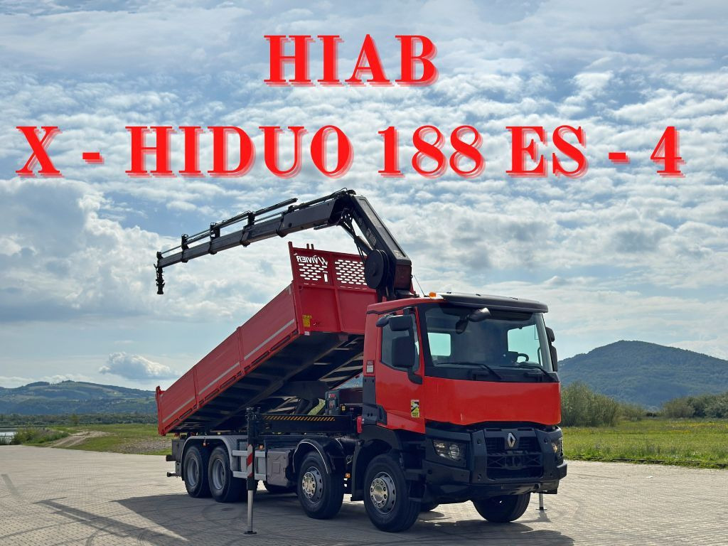 Renault C 430 *KIPPER 6,80m* HIAB X-HIDUO 188 ES-4 * 8x4 - Kiper, Kamion s kranom: slika Renault C 430 *KIPPER 6,80m* HIAB X-HIDUO 188 ES-4 * 8x4 - Kiper, Kamion s kranom Renault C 430 *KIPPER 6,80m* HIAB X-HIDUO 188 ES-4 * 8x4 - Kiper, Kamion s kranom: slika Renault C 430 *KIPPER 6,80m* HIAB X-HIDUO 188 ES-4 * 8x4 - Kiper, Kamion s kranom