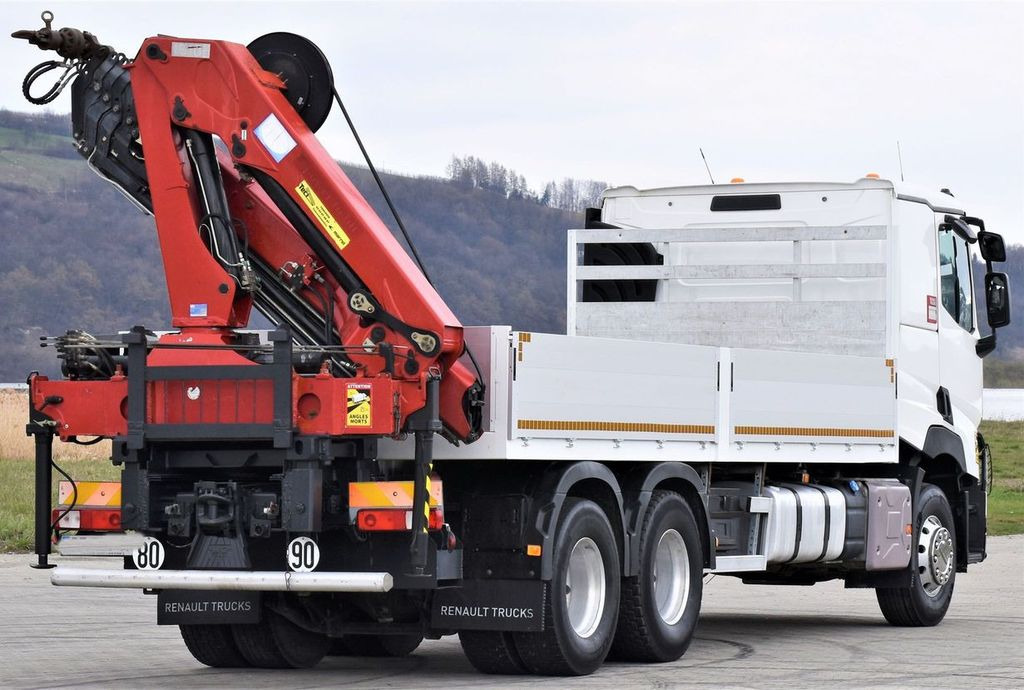 Kamion s kranom, Kamion s otvorenim sandukom Renault C 460 * HMF 1510 K6 + FUNK * 6x4: slika Kamion s kranom, Kamion s otvorenim sandukom Renault C 460 * HMF 1510 K6 + FUNK * 6x4