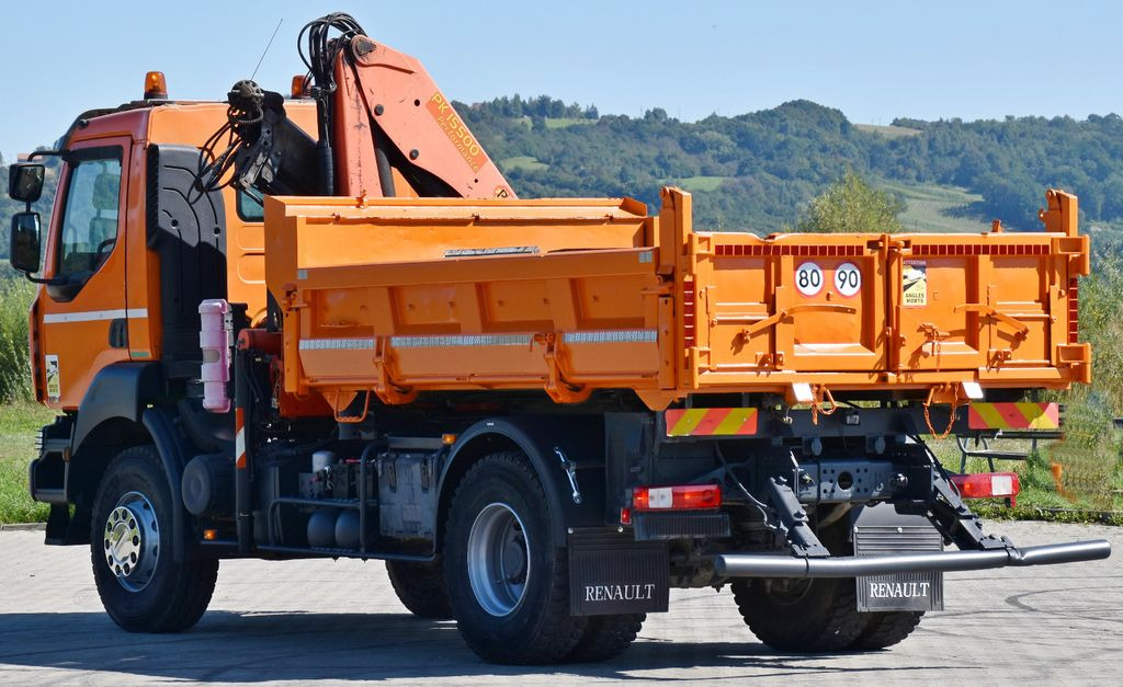 Kamion s kranom, Kiper Renault KERAX 370 DXI* KIPPER 3,70m *PK 15500 + FUNK*TOP: slika Kamion s kranom, Kiper Renault KERAX 370 DXI* KIPPER 3,70m *PK 15500 + FUNK*TOP