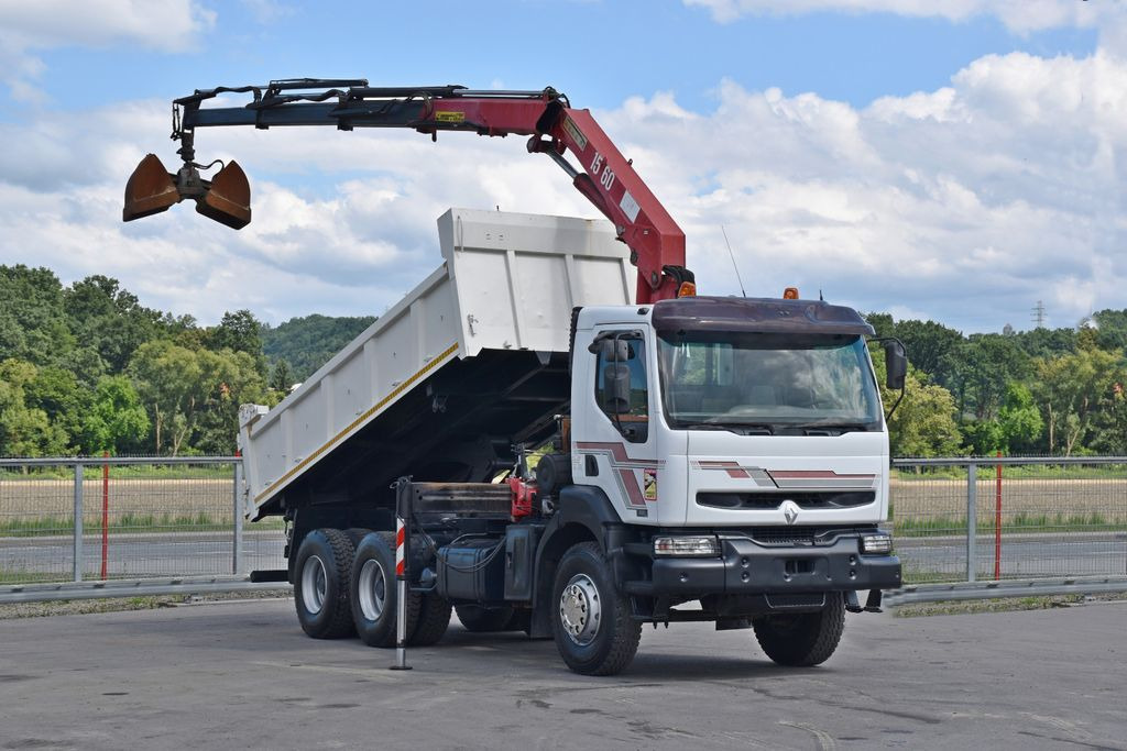 Renault KERAX 420 DXI* HMF 1563 K3 + FUNK/6x4 - Kamion s kranom, Kiper: slika Renault KERAX 420 DXI* HMF 1563 K3 + FUNK/6x4 - Kamion s kranom, Kiper Renault KERAX 420 DXI* HMF 1563 K3 + FUNK/6x4 - Kamion s kranom, Kiper: slika Renault KERAX 420 DXI* HMF 1563 K3 + FUNK/6x4 - Kamion s kranom, Kiper
