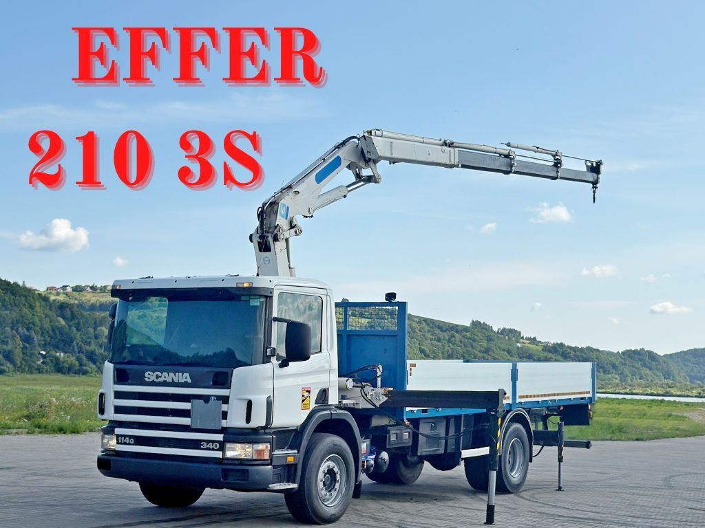 Scania 114 G 340 * PRITSCHE 7,00m * EFFER 210 3S + FUNK - Kamion s kranom: slika Scania 114 G 340 * PRITSCHE 7,00m * EFFER 210 3S + FUNK - Kamion s kranom Scania 114 G 340 * PRITSCHE 7,00m * EFFER 210 3S + FUNK - Kamion s kranom: slika Scania 114 G 340 * PRITSCHE 7,00m * EFFER 210 3S + FUNK - Kamion s kranom