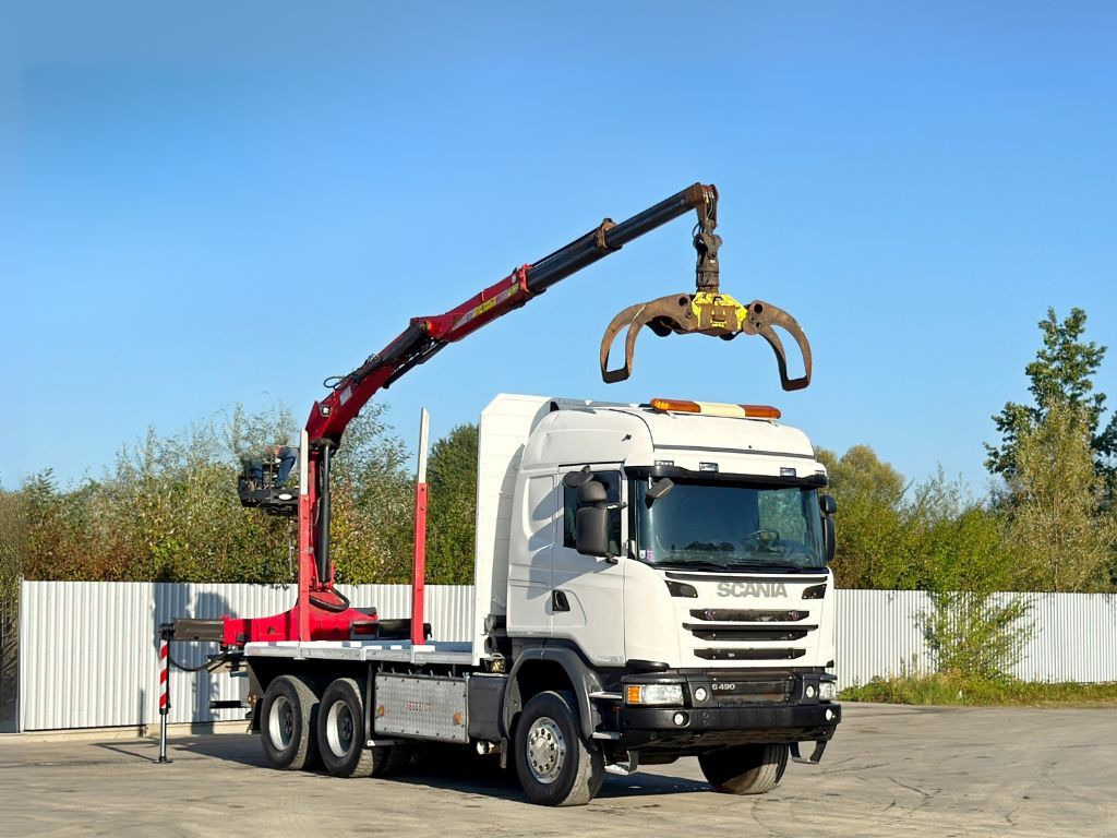 Scania G490* HOLZTRANSPORTER * PENZ 12Z8.70* 6x6 - Kamion s kranom: slika Scania G490* HOLZTRANSPORTER * PENZ 12Z8.70* 6x6 - Kamion s kranom Scania G490* HOLZTRANSPORTER * PENZ 12Z8.70* 6x6 - Kamion s kranom: slika Scania G490* HOLZTRANSPORTER * PENZ 12Z8.70* 6x6 - Kamion s kranom