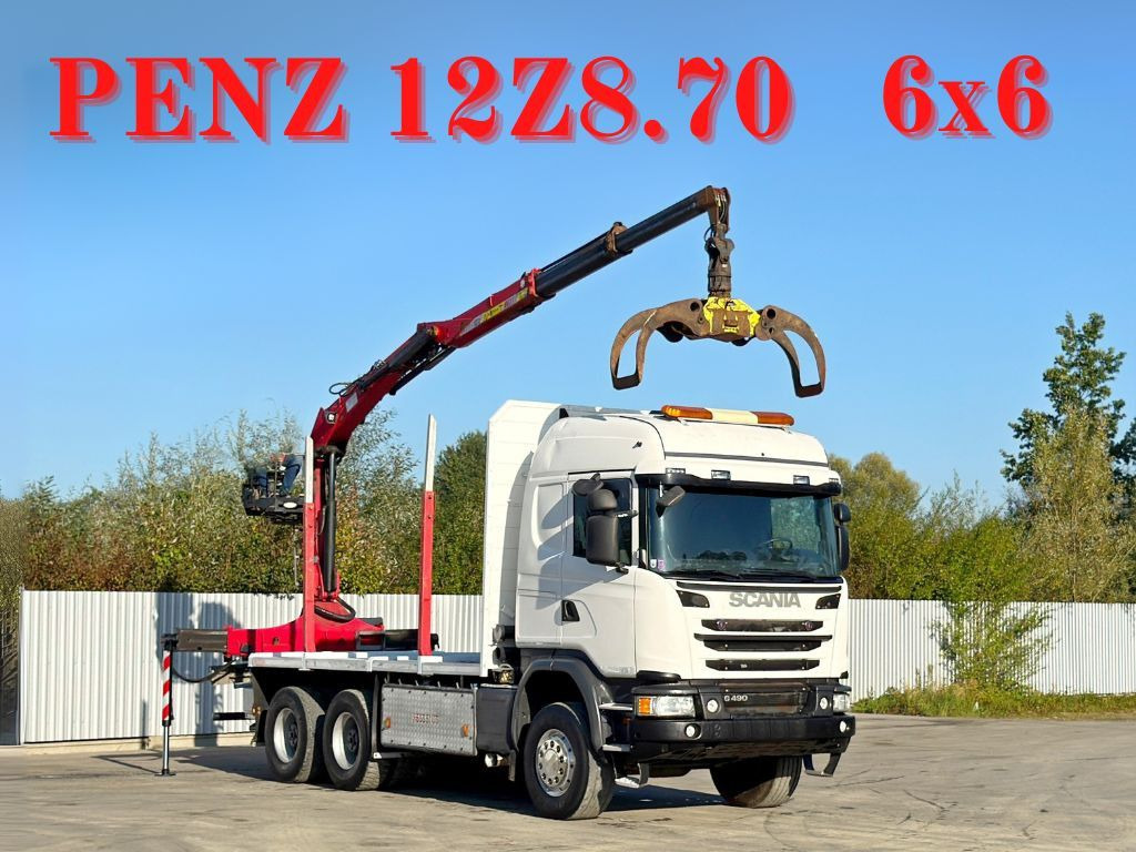 Scania G490* HOLZTRANSPORTER * PENZ 12Z8.70* 6x6 - Kamion šumar, Kamion s kranom: slika Scania G490* HOLZTRANSPORTER * PENZ 12Z8.70* 6x6 - Kamion šumar, Kamion s kranom Scania G490* HOLZTRANSPORTER * PENZ 12Z8.70* 6x6 - Kamion šumar, Kamion s kranom: slika Scania G490* HOLZTRANSPORTER * PENZ 12Z8.70* 6x6 - Kamion šumar, Kamion s kranom