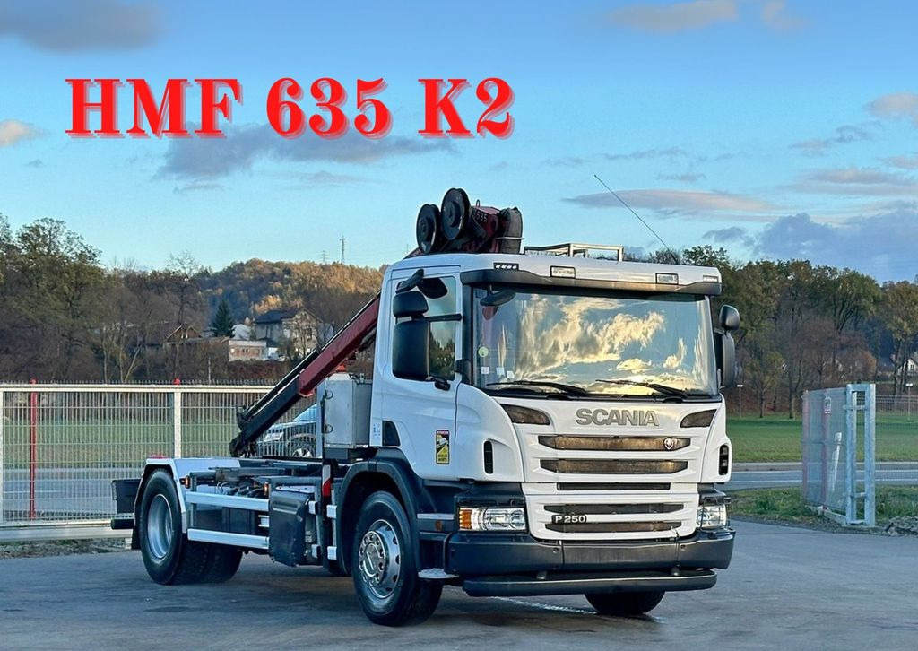 Scania P250* FAHRGESTEL 4,30* HMF 635 K2/FUNK* TOP - Kamion s kranom: slika Scania P250* FAHRGESTEL 4,30* HMF 635 K2/FUNK* TOP - Kamion s kranom Scania P250* FAHRGESTEL 4,30* HMF 635 K2/FUNK* TOP - Kamion s kranom: slika Scania P250* FAHRGESTEL 4,30* HMF 635 K2/FUNK* TOP - Kamion s kranom