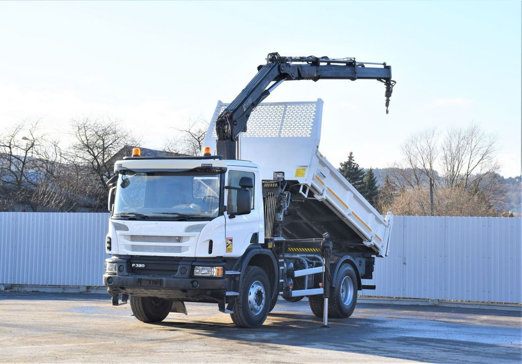 Scania P320 Kipper 3,90m *BORDMATIC*HIAB 122B-2DUO* TOP - Kamion s kranom, Kiper: slika Scania P320 Kipper 3,90m *BORDMATIC*HIAB 122B-2DUO* TOP - Kamion s kranom, Kiper Scania P320 Kipper 3,90m *BORDMATIC*HIAB 122B-2DUO* TOP - Kamion s kranom, Kiper: slika Scania P320 Kipper 3,90m *BORDMATIC*HIAB 122B-2DUO* TOP - Kamion s kranom, Kiper