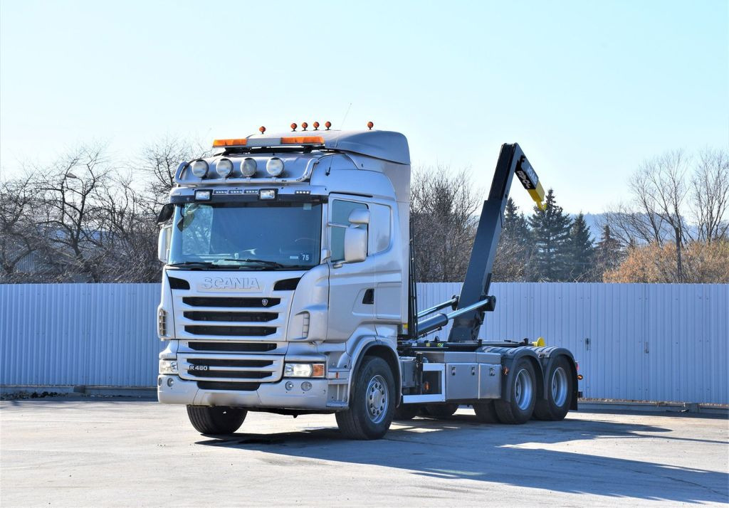 Scania R 480 Abrollkipper * 6x4 * Top Zustand ! - Kamion s kukastom dizalicom: slika Scania R 480 Abrollkipper * 6x4 * Top Zustand ! - Kamion s kukastom dizalicom Scania R 480 Abrollkipper * 6x4 * Top Zustand ! - Kamion s kukastom dizalicom: slika Scania R 480 Abrollkipper * 6x4 * Top Zustand ! - Kamion s kukastom dizalicom