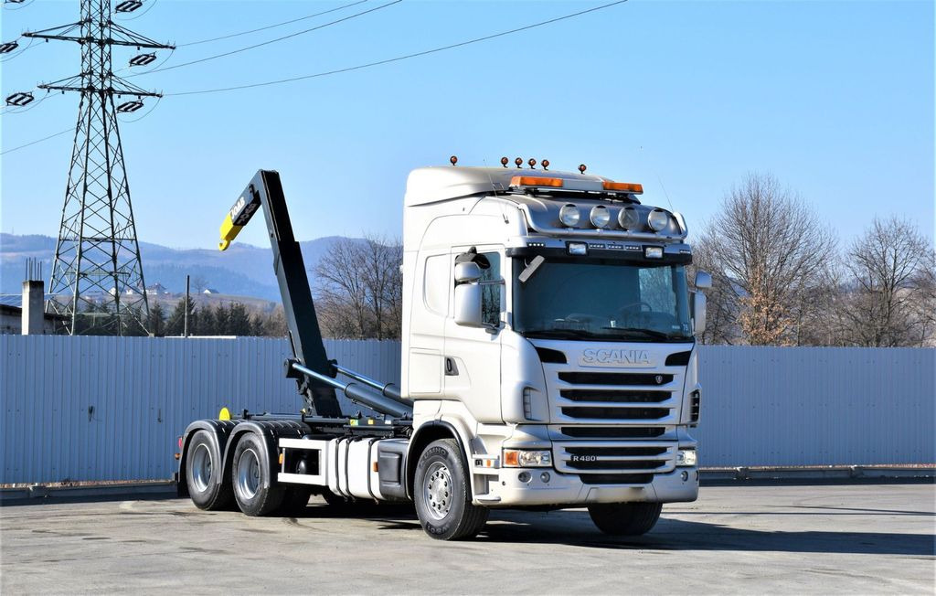 Scania R 480 Abrollkipper * 6x4 * Top Zustand ! - Kamion s kukastom dizalicom: slika Scania R 480 Abrollkipper * 6x4 * Top Zustand ! - Kamion s kukastom dizalicom Scania R 480 Abrollkipper * 6x4 * Top Zustand ! - Kamion s kukastom dizalicom: slika Scania R 480 Abrollkipper * 6x4 * Top Zustand ! - Kamion s kukastom dizalicom