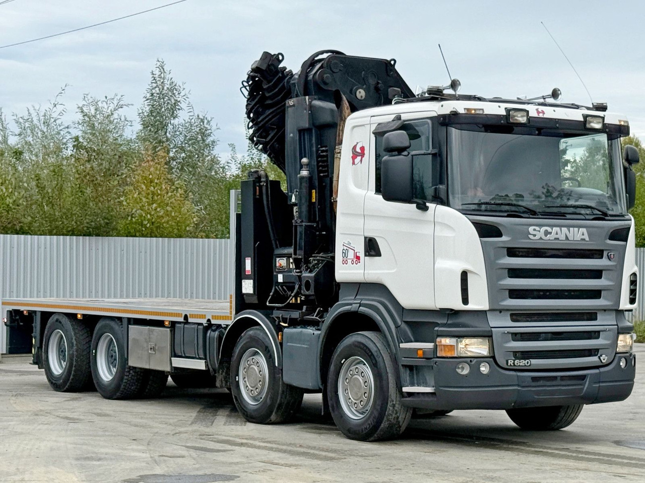 Scania R 620*PLATFORM 6,45m*HIAB 600 E - 9 + FUNK / 8x4 - Kamion s kranom: slika Scania R 620*PLATFORM 6,45m*HIAB 600 E - 9 + FUNK / 8x4 - Kamion s kranom Scania R 620*PLATFORM 6,45m*HIAB 600 E - 9 + FUNK / 8x4 - Kamion s kranom: slika Scania R 620*PLATFORM 6,45m*HIAB 600 E - 9 + FUNK / 8x4 - Kamion s kranom