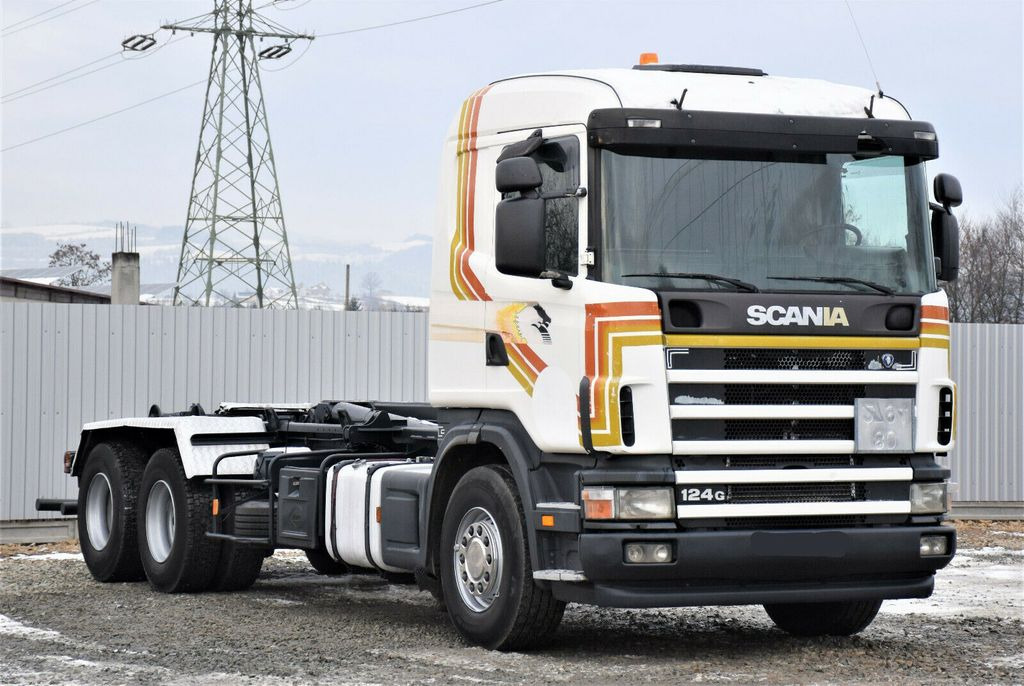 Scania R124 470 Abrollkipper *6x2* Top Zustand ! - Kamion s kukastom dizalicom: slika Scania R124 470 Abrollkipper *6x2* Top Zustand ! - Kamion s kukastom dizalicom Scania R124 470 Abrollkipper *6x2* Top Zustand ! - Kamion s kukastom dizalicom: slika Scania R124 470 Abrollkipper *6x2* Top Zustand ! - Kamion s kukastom dizalicom