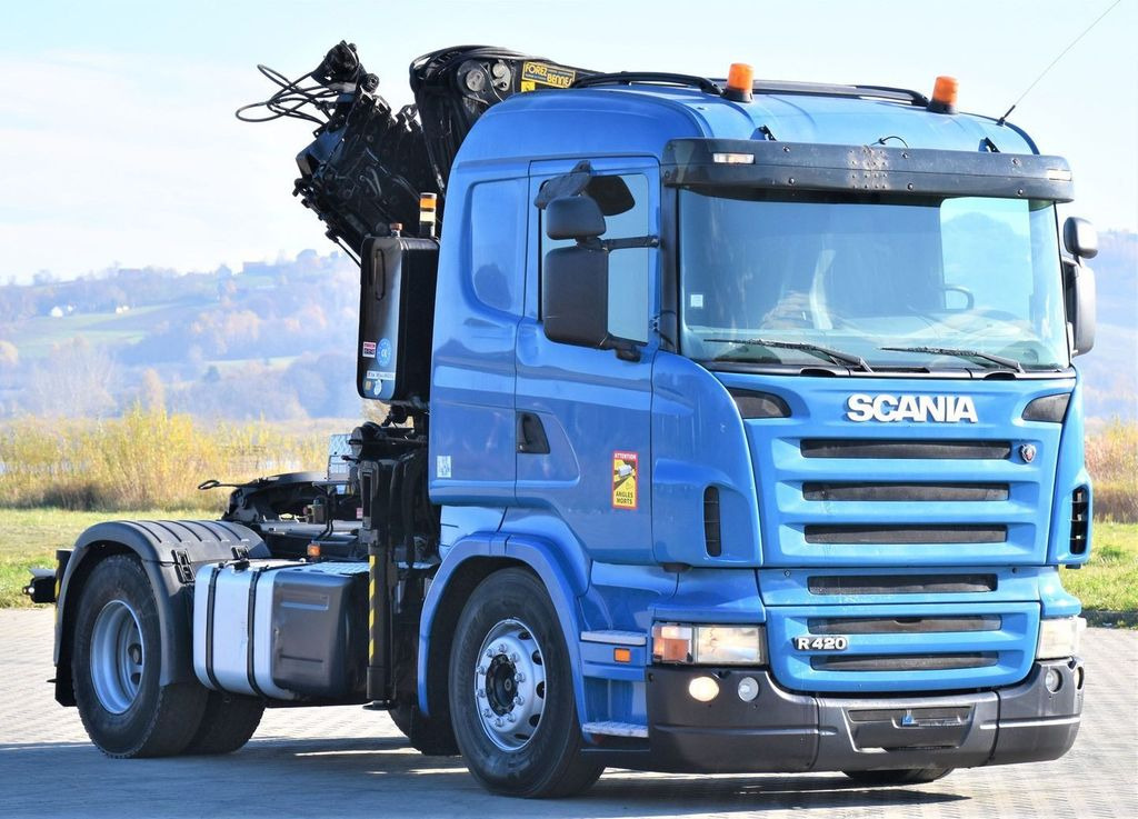 Scania R420 * Sattelzugmaschine + PM SERIE 25/FUNK *TOP - Kamion s kranom: slika Scania R420 * Sattelzugmaschine + PM SERIE 25/FUNK *TOP - Kamion s kranom Scania R420 * Sattelzugmaschine + PM SERIE 25/FUNK *TOP - Kamion s kranom: slika Scania R420 * Sattelzugmaschine + PM SERIE 25/FUNK *TOP - Kamion s kranom
