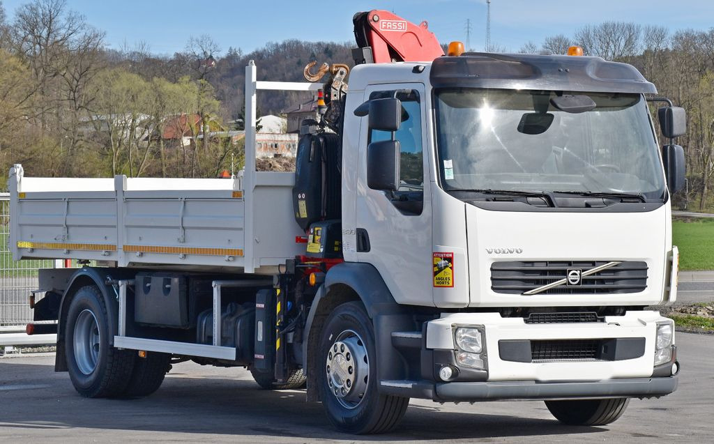 Volvo FL 290 KIPPER 4,90m * FASSI F95A.22 + FUNK * TOP - Kamion s kranom, Kiper: slika Volvo FL 290 KIPPER 4,90m * FASSI F95A.22 + FUNK * TOP - Kamion s kranom, Kiper Volvo FL 290 KIPPER 4,90m * FASSI F95A.22 + FUNK * TOP - Kamion s kranom, Kiper: slika Volvo FL 290 KIPPER 4,90m * FASSI F95A.22 + FUNK * TOP - Kamion s kranom, Kiper