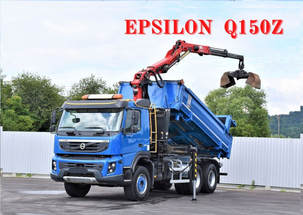 Volvo FMX 370 Kipper 4,90m *EPSILON Q150Z/FUNK*6x4 - Kamion s kranom, Kiper: slika Volvo FMX 370 Kipper 4,90m *EPSILON Q150Z/FUNK*6x4 - Kamion s kranom, Kiper Volvo FMX 370 Kipper 4,90m *EPSILON Q150Z/FUNK*6x4 - Kamion s kranom, Kiper: slika Volvo FMX 370 Kipper 4,90m *EPSILON Q150Z/FUNK*6x4 - Kamion s kranom, Kiper