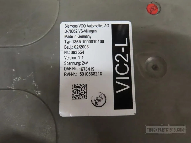 DAF 1673419 VIC2-L regeleenheid - Upravljačka jedinica (ECU) za Kamion: slika DAF 1673419 VIC2-L regeleenheid - Upravljačka jedinica (ECU) za Kamion DAF 1673419 VIC2-L regeleenheid - Upravljačka jedinica (ECU) za Kamion: slika DAF 1673419 VIC2-L regeleenheid - Upravljačka jedinica (ECU) za Kamion