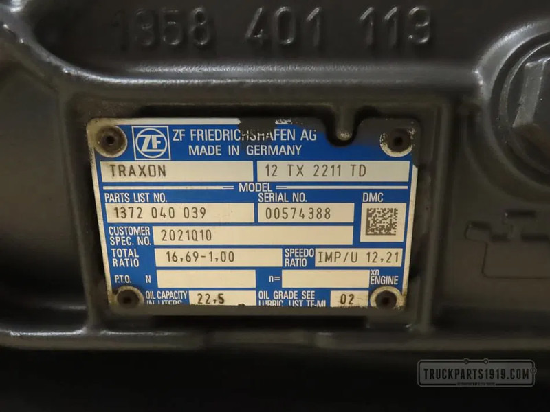 DAF 2189382 | Versnellingsbak 12TX2211TD - Mjenjač za Kamion: slika DAF 2189382 | Versnellingsbak 12TX2211TD - Mjenjač za Kamion DAF 2189382 | Versnellingsbak 12TX2211TD - Mjenjač za Kamion: slika DAF 2189382 | Versnellingsbak 12TX2211TD - Mjenjač za Kamion