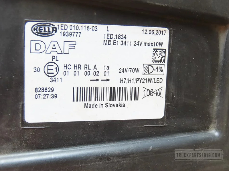 DAF Lighting Koplamp Li. DAF XF 106 - Prednja svjetla za Kamion: slika DAF Lighting Koplamp Li. DAF XF 106 - Prednja svjetla za Kamion DAF Lighting Koplamp Li. DAF XF 106 - Prednja svjetla za Kamion: slika DAF Lighting Koplamp Li. DAF XF 106 - Prednja svjetla za Kamion