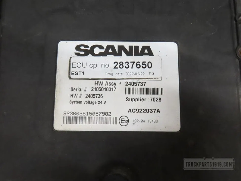 Scania 2837650 | EST1 regeleenheid - Upravljačka jedinica (ECU) za Kamion: slika Scania 2837650 | EST1 regeleenheid - Upravljačka jedinica (ECU) za Kamion Scania 2837650 | EST1 regeleenheid - Upravljačka jedinica (ECU) za Kamion: slika Scania 2837650 | EST1 regeleenheid - Upravljačka jedinica (ECU) za Kamion