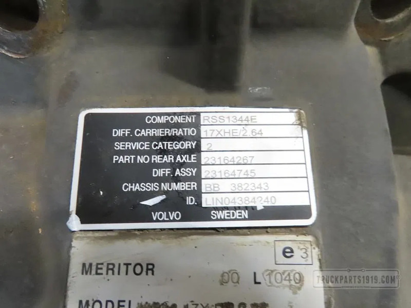 Volvo 23368842 Differentieel RSS1344E R=2.64 - Diferencijalni zupčanik za Kamion: slika Volvo 23368842 Differentieel RSS1344E R=2.64 - Diferencijalni zupčanik za Kamion Volvo 23368842 Differentieel RSS1344E R=2.64 - Diferencijalni zupčanik za Kamion: slika Volvo 23368842 Differentieel RSS1344E R=2.64 - Diferencijalni zupčanik za Kamion