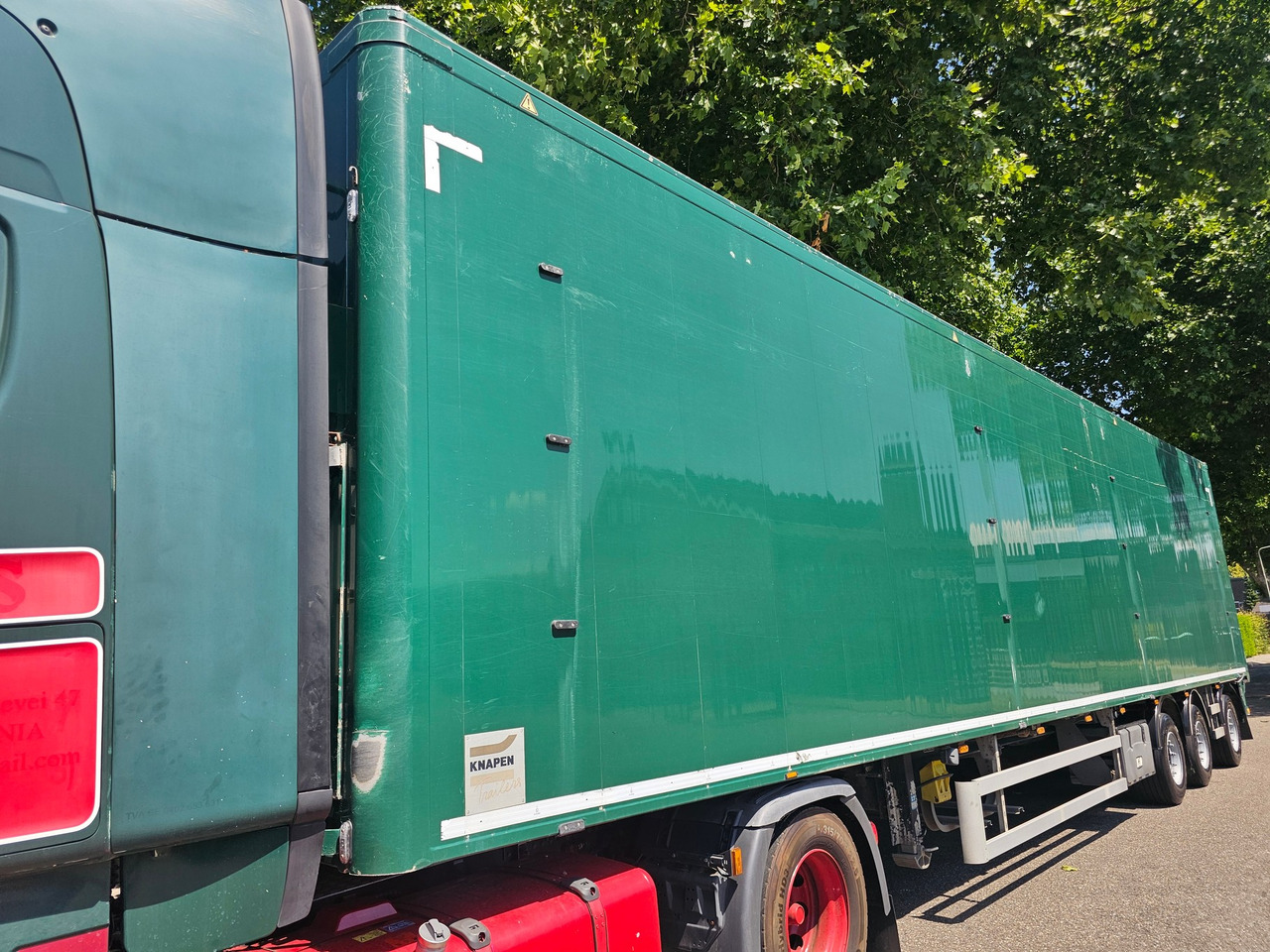 Knapen K200 With Steering Axle - Poluprikolica s pokretnim podom: slika Knapen K200 With Steering Axle - Poluprikolica s pokretnim podom Knapen K200 With Steering Axle - Poluprikolica s pokretnim podom: slika Knapen K200 With Steering Axle - Poluprikolica s pokretnim podom