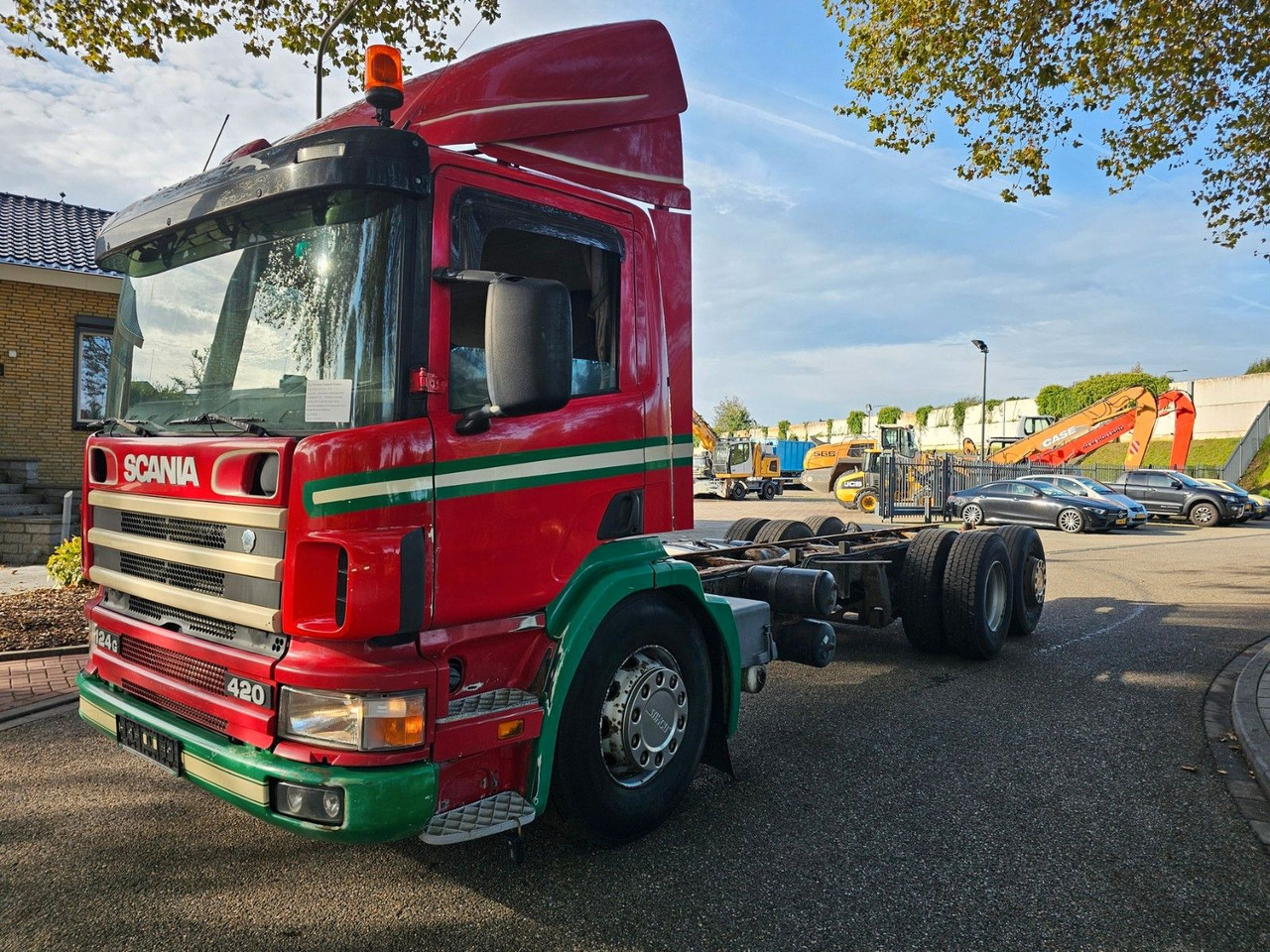 Scania P 124G 420 6x2*4 Fahrgestell - Kamion-šasija: slika Scania P 124G 420 6x2*4 Fahrgestell - Kamion-šasija Scania P 124G 420 6x2*4 Fahrgestell - Kamion-šasija: slika Scania P 124G 420 6x2*4 Fahrgestell - Kamion-šasija