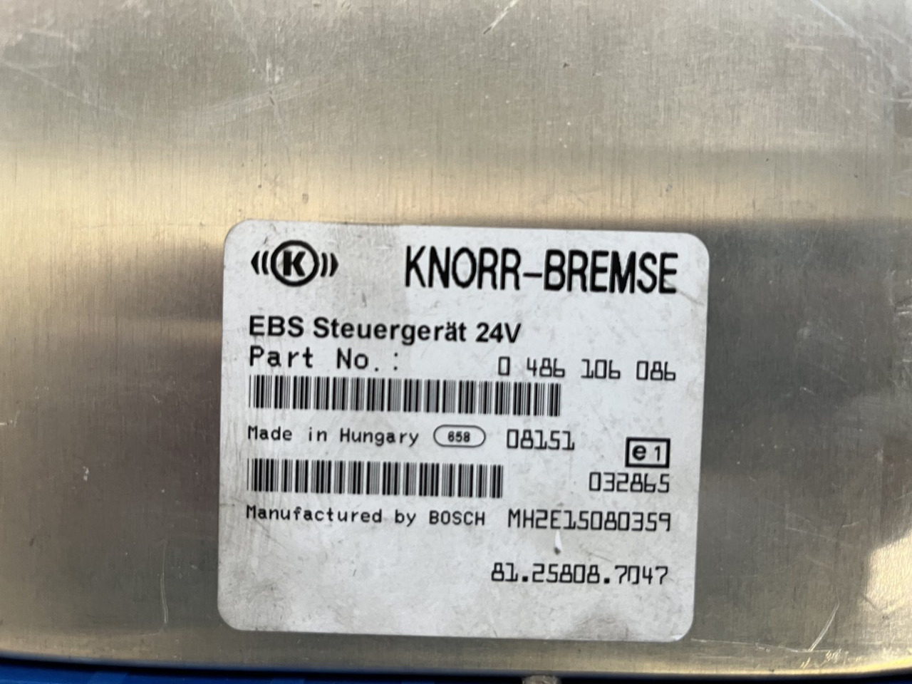 EBS ELECTRONICS BRAKE MAN TGA-TGX - Upravljačka jedinica (ECU) za Kamion: slika EBS ELECTRONICS BRAKE MAN TGA-TGX - Upravljačka jedinica (ECU) za Kamion EBS ELECTRONICS BRAKE MAN TGA-TGX - Upravljačka jedinica (ECU) za Kamion: slika EBS ELECTRONICS BRAKE MAN TGA-TGX - Upravljačka jedinica (ECU) za Kamion