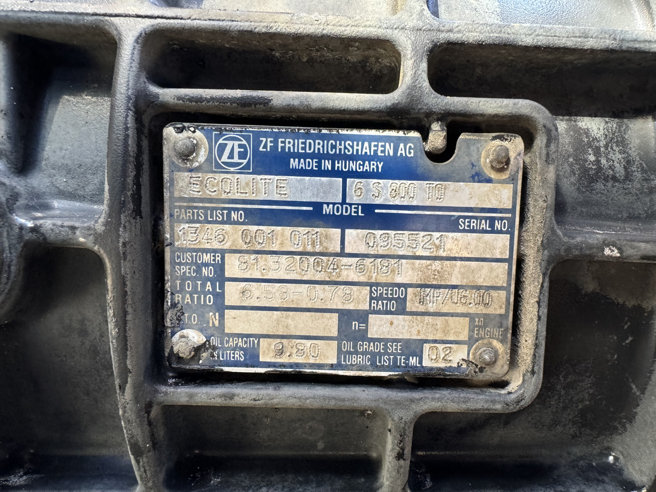 GEARBOX MAN TGL ZF 6S800 - Mjenjač i dijelovi: slika GEARBOX MAN TGL ZF 6S800 - Mjenjač i dijelovi GEARBOX MAN TGL ZF 6S800 - Mjenjač i dijelovi: slika GEARBOX MAN TGL ZF 6S800 - Mjenjač i dijelovi