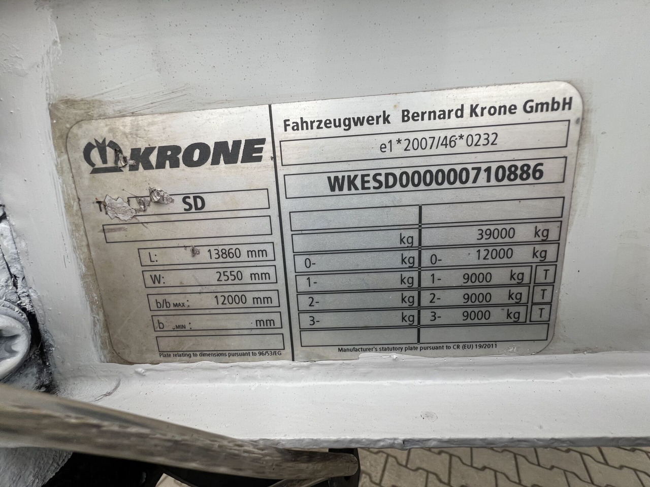 Poluprikolica s ceradom Naczepa ciężarowa KRONE: slika Poluprikolica s ceradom Naczepa ciężarowa KRONE