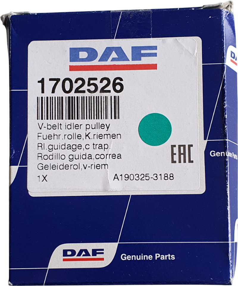 DAF SPANROL MET POLY-V RIEMSET 8-RIB (8PK) | 1706837 - Zatezač remena za Kamion: slika DAF SPANROL MET POLY-V RIEMSET 8-RIB (8PK) | 1706837 - Zatezač remena za Kamion DAF SPANROL MET POLY-V RIEMSET 8-RIB (8PK) | 1706837 - Zatezač remena za Kamion: slika DAF SPANROL MET POLY-V RIEMSET 8-RIB (8PK) | 1706837 - Zatezač remena za Kamion