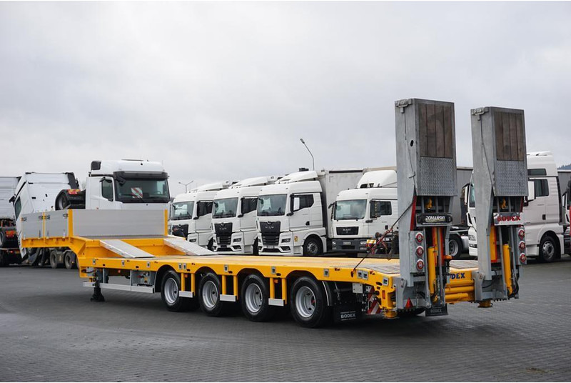 Poluprikolica s niskim utovarivačem Bodex / NISKOPODWOZIOWA / 4 OSIE / NAJAZDY / 2 X OŚ SKRĘTNA / DMC 65 0: slika Poluprikolica s niskim utovarivačem Bodex / NISKOPODWOZIOWA / 4 OSIE / NAJAZDY / 2 X OŚ SKRĘTNA / DMC 65 0