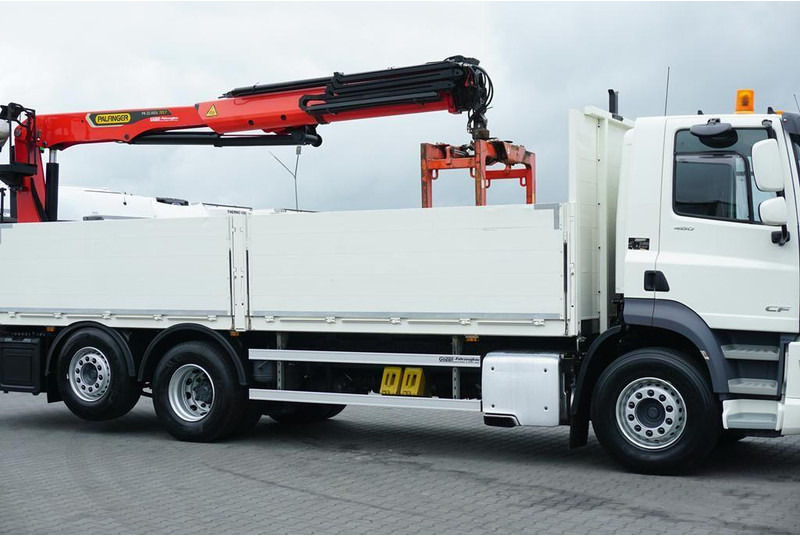 Kamion s otvorenim sandukom, Kamion s kranom DAF CF / 480 / 6 X 2 / SKRZYNIOWY + HDS / PALFINGER PK 22 001L / OŚ: slika Kamion s otvorenim sandukom, Kamion s kranom DAF CF / 480 / 6 X 2 / SKRZYNIOWY + HDS / PALFINGER PK 22 001L / OŚ