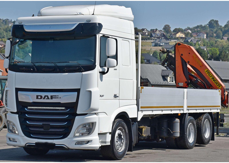 DAF XF 530 Pritsche 6,30 m + PK 15500 * TOPZUSTAND - Kamion s otvorenim sandukom, Kamion s kranom: slika DAF XF 530 Pritsche 6,30 m + PK 15500 * TOPZUSTAND - Kamion s otvorenim sandukom, Kamion s kranom DAF XF 530 Pritsche 6,30 m + PK 15500 * TOPZUSTAND - Kamion s otvorenim sandukom, Kamion s kranom: slika DAF XF 530 Pritsche 6,30 m + PK 15500 * TOPZUSTAND - Kamion s otvorenim sandukom, Kamion s kranom
