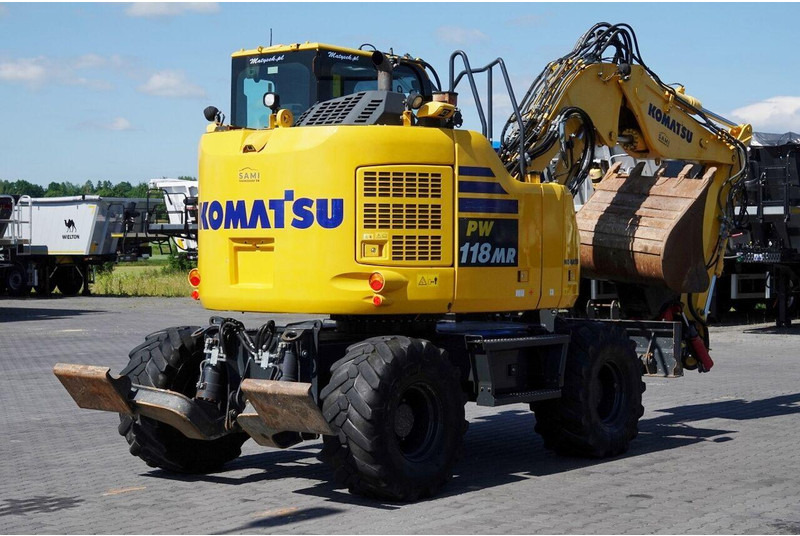 Bager na kotačima Komatsu PW 118 MR / KOPARKA KOŁOWA / 2019 ROK / TILT OBROTNICA / KAMERA: slika Bager na kotačima Komatsu PW 118 MR / KOPARKA KOŁOWA / 2019 ROK / TILT OBROTNICA / KAMERA