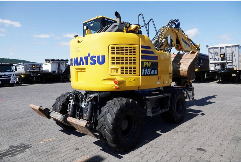Bager na kotačima Komatsu PW 118 MR / KOPARKA KOŁOWA / 2019 ROK / TILT OBROTNICA / KAMERA: slika Bager na kotačima Komatsu PW 118 MR / KOPARKA KOŁOWA / 2019 ROK / TILT OBROTNICA / KAMERA