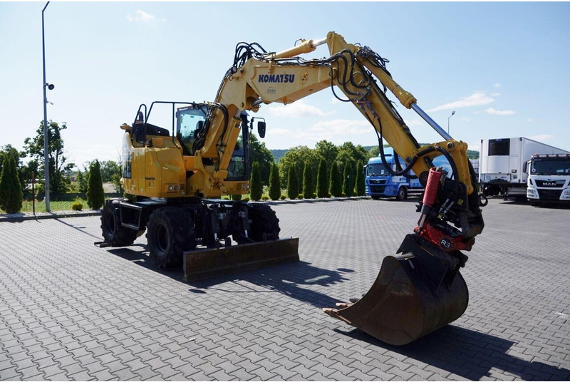 Bager na kotačima Komatsu PW 118 MR / KOPARKA KOŁOWA / 2019 ROK / TILT OBROTNICA / KAMERA: slika Bager na kotačima Komatsu PW 118 MR / KOPARKA KOŁOWA / 2019 ROK / TILT OBROTNICA / KAMERA