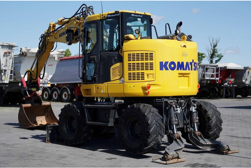 Bager na kotačima Komatsu PW 118 MR / KOPARKA KOŁOWA / 2019 ROK / TILT OBROTNICA / KAMERA: slika Bager na kotačima Komatsu PW 118 MR / KOPARKA KOŁOWA / 2019 ROK / TILT OBROTNICA / KAMERA