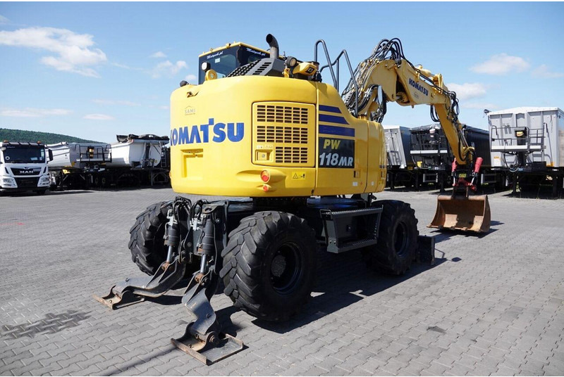 Bager na kotačima Komatsu PW 118 MR / KOPARKA KOŁOWA / 2019 ROK / TILT OBROTNICA / KAMERA: slika Bager na kotačima Komatsu PW 118 MR / KOPARKA KOŁOWA / 2019 ROK / TILT OBROTNICA / KAMERA