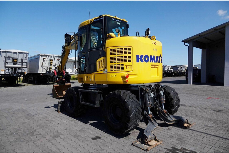 Bager na kotačima Komatsu PW 118 MR / KOPARKA KOŁOWA / 2019 ROK / TILT OBROTNICA / KAMERA: slika Bager na kotačima Komatsu PW 118 MR / KOPARKA KOŁOWA / 2019 ROK / TILT OBROTNICA / KAMERA