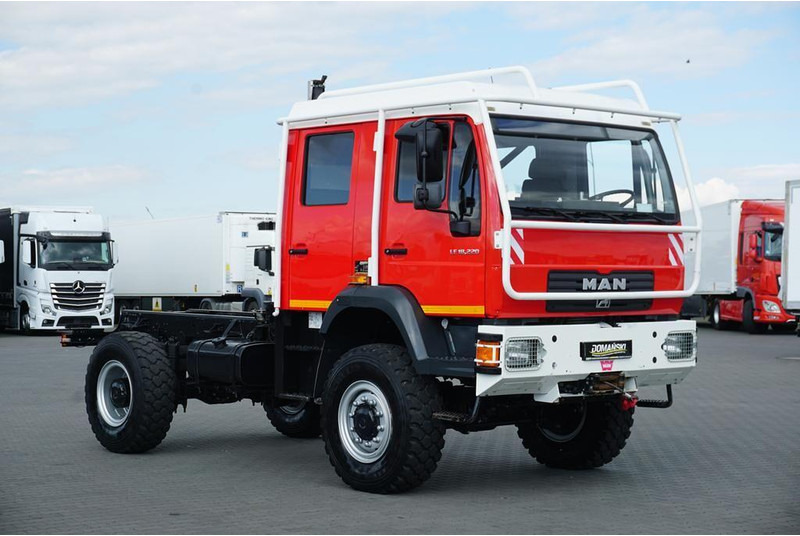 MAN LE 220 / 4 X 4 / DOKA / DO ZABUDOWY / KAMPER - Kamion-šasija: slika MAN LE 220 / 4 X 4 / DOKA / DO ZABUDOWY / KAMPER - Kamion-šasija MAN LE 220 / 4 X 4 / DOKA / DO ZABUDOWY / KAMPER - Kamion-šasija: slika MAN LE 220 / 4 X 4 / DOKA / DO ZABUDOWY / KAMPER - Kamion-šasija