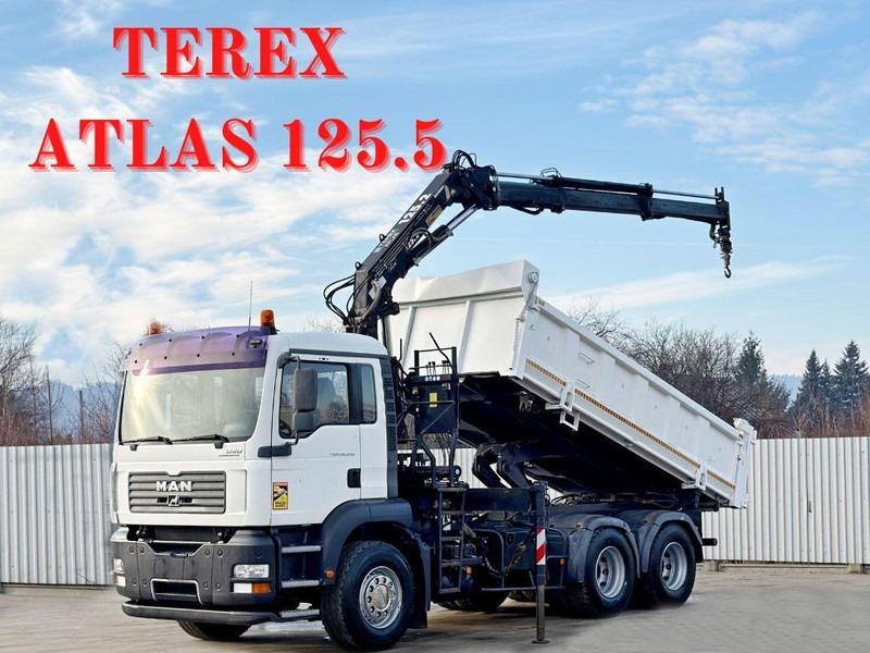 MAN TGA 26.350 * KIPPER 4,90m + TEREX ATLAS * 6x4 * - Kamion s otvorenim sandukom, Kamion s kranom: slika MAN TGA 26.350 * KIPPER 4,90m + TEREX ATLAS * 6x4 * - Kamion s otvorenim sandukom, Kamion s kranom MAN TGA 26.350 * KIPPER 4,90m + TEREX ATLAS * 6x4 * - Kamion s otvorenim sandukom, Kamion s kranom: slika MAN TGA 26.350 * KIPPER 4,90m + TEREX ATLAS * 6x4 * - Kamion s otvorenim sandukom, Kamion s kranom